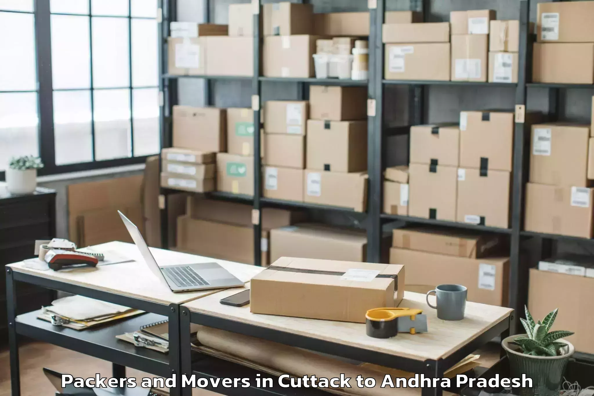 Affordable Cuttack to Biccavolu Packers And Movers